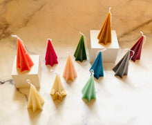 Load image into Gallery viewer, Hexagon Modern Christmas Tree Beeswax Candle