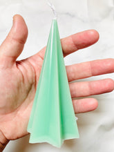 Load image into Gallery viewer, Hexagon Modern Christmas Tree Beeswax Candle