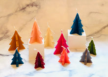 Load image into Gallery viewer, Modern Christmas Tree Beeswax Candle