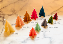 Load image into Gallery viewer, Modern Christmas Tree Beeswax Candle