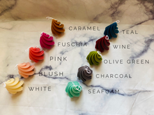 Load image into Gallery viewer, Swirl Christmas Tree Beeswax Candle