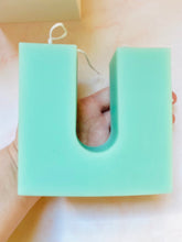Load image into Gallery viewer, Giant ‘U’ Beeswax Candle