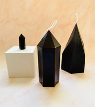 Load image into Gallery viewer, Gemstone Obelisk Beeswax Candle