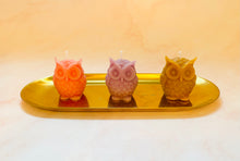 Load image into Gallery viewer, Owl Beeswax Candle - 3 Pack