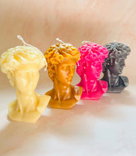 Load image into Gallery viewer, Statue of David Bust Beeswax Candle