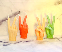 Load image into Gallery viewer, ‘Peace’ Beeswax Hand Candle