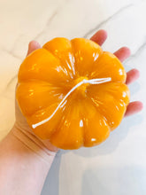 Load image into Gallery viewer, Oversized Pumpkin Beeswax Candle