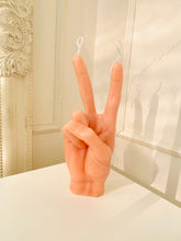 Load image into Gallery viewer, ‘Peace’ Beeswax Hand Candle