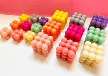 Load image into Gallery viewer, Colourful Bubble Beeswax Candles