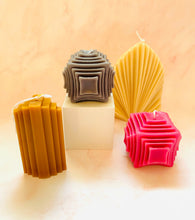 Load image into Gallery viewer, Highrise Architectural Beeswax Candle