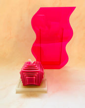 Load image into Gallery viewer, Stacked Cube Architectural Beeswax Candle