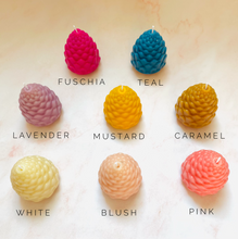 Load image into Gallery viewer, Pinecone Beeswax Candles - 2 Pack