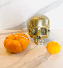 Load image into Gallery viewer, Oversized Pumpkin Beeswax Candle
