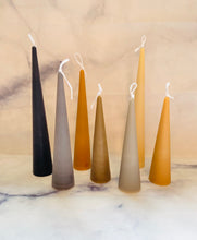 Load image into Gallery viewer, Neutrals Slim Cone Taper Candle - 3 Pack