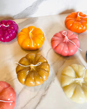 Load image into Gallery viewer, Oversized Pumpkin Beeswax Candle