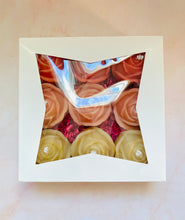 Load image into Gallery viewer, Box of Ombré Rose Beeswax Candles