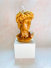 Load image into Gallery viewer, Statue of David Bust Beeswax Candle