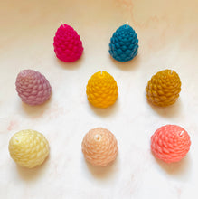 Load image into Gallery viewer, Pinecone Beeswax Candles - 2 Pack