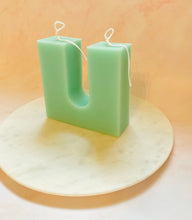 Load image into Gallery viewer, Giant ‘U’ Beeswax Candle