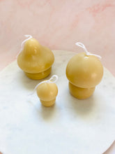 Load image into Gallery viewer, Mushroom Beeswax Candles - 3 Pack