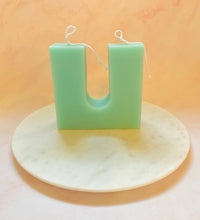 Load image into Gallery viewer, Giant ‘U’ Beeswax Candle