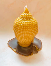 Load image into Gallery viewer, Buddha Head Beeswax Candle