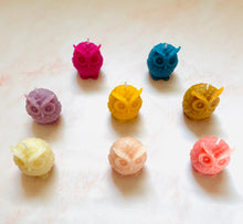 Load image into Gallery viewer, Owl Beeswax Candle - 3 Pack
