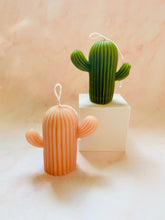 Load image into Gallery viewer, Tall Cactus Beeswax Candle