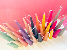 Load image into Gallery viewer, Slim Cone Taper Candles - 3 Pack