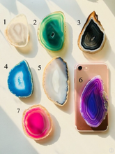 Load image into Gallery viewer, Colourful Agate Phone Grip
