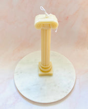 Load image into Gallery viewer, Roman Column Pillar Beeswax Candle