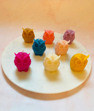 Load image into Gallery viewer, Owl Beeswax Candle - 3 Pack