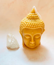 Load image into Gallery viewer, Buddha Head Beeswax Candle