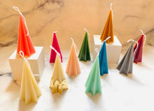 Load image into Gallery viewer, Hexagon Modern Christmas Tree Beeswax Candle