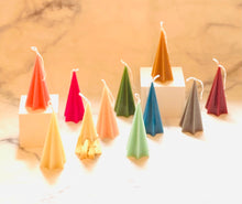 Load image into Gallery viewer, Hexagon Modern Christmas Tree Beeswax Candle
