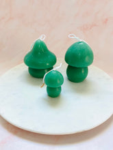Load image into Gallery viewer, Mushroom Beeswax Candles - 3 Pack