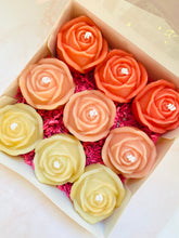 Load image into Gallery viewer, Box of Ombré Rose Beeswax Candles