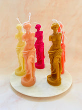 Load image into Gallery viewer, Venus Goddess Statue Beeswax Candle