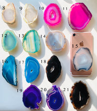 Load image into Gallery viewer, Colourful Agate Phone Grip