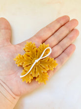 Load image into Gallery viewer, Snowflake Beeswax Candles - 3 Pack