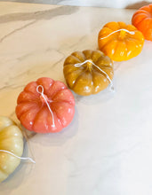 Load image into Gallery viewer, Oversized Pumpkin Beeswax Candle