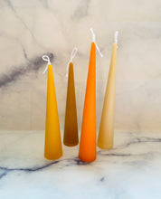 Load image into Gallery viewer, Neutrals Slim Cone Taper Candle - 3 Pack