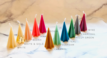 Load image into Gallery viewer, Hexagon Modern Christmas Tree Beeswax Candle