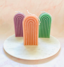 Load image into Gallery viewer, Rainbow Beeswax Candle