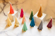 Load image into Gallery viewer, Hexagon Modern Christmas Tree Beeswax Candle