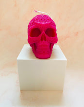 Load image into Gallery viewer, Sugar Skull Beeswax Candle