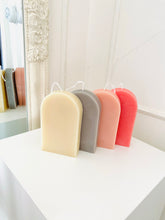 Load image into Gallery viewer, Colourful Geometric Shapes Beeswax Candles