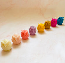 Load image into Gallery viewer, Owl Beeswax Candle - 3 Pack