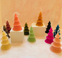 Load image into Gallery viewer, 4 Tier Christmas Tree Beeswax Candle