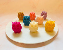Load image into Gallery viewer, Owl Beeswax Candle - 3 Pack